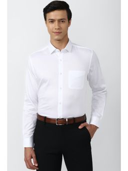 Peter England - Men White Regular Fit Formal Shirt