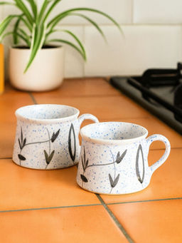 Unravel India - White Coffee Mugs (Pack of 2)