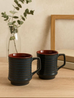 Unravel India - Grey Mugs (Pack of 2)