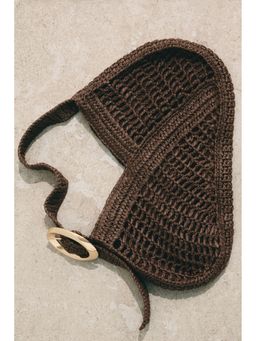 H&M - Women Brown Straw shoulder bag