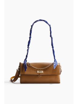 H&M - Women Brown Scarf-detail crossbody bag