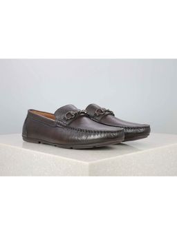 ATESBER - Brown Solid Formal Shoes