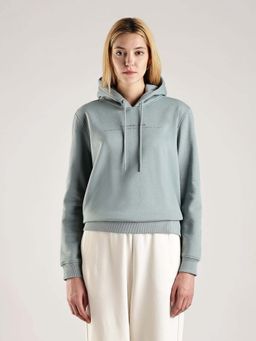 Calvin Klein - Green Solid Full Sleeves Hoodie