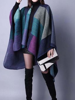 MISS MOSA BY AKANKSHA - Colorbock Full Sleeves Cape