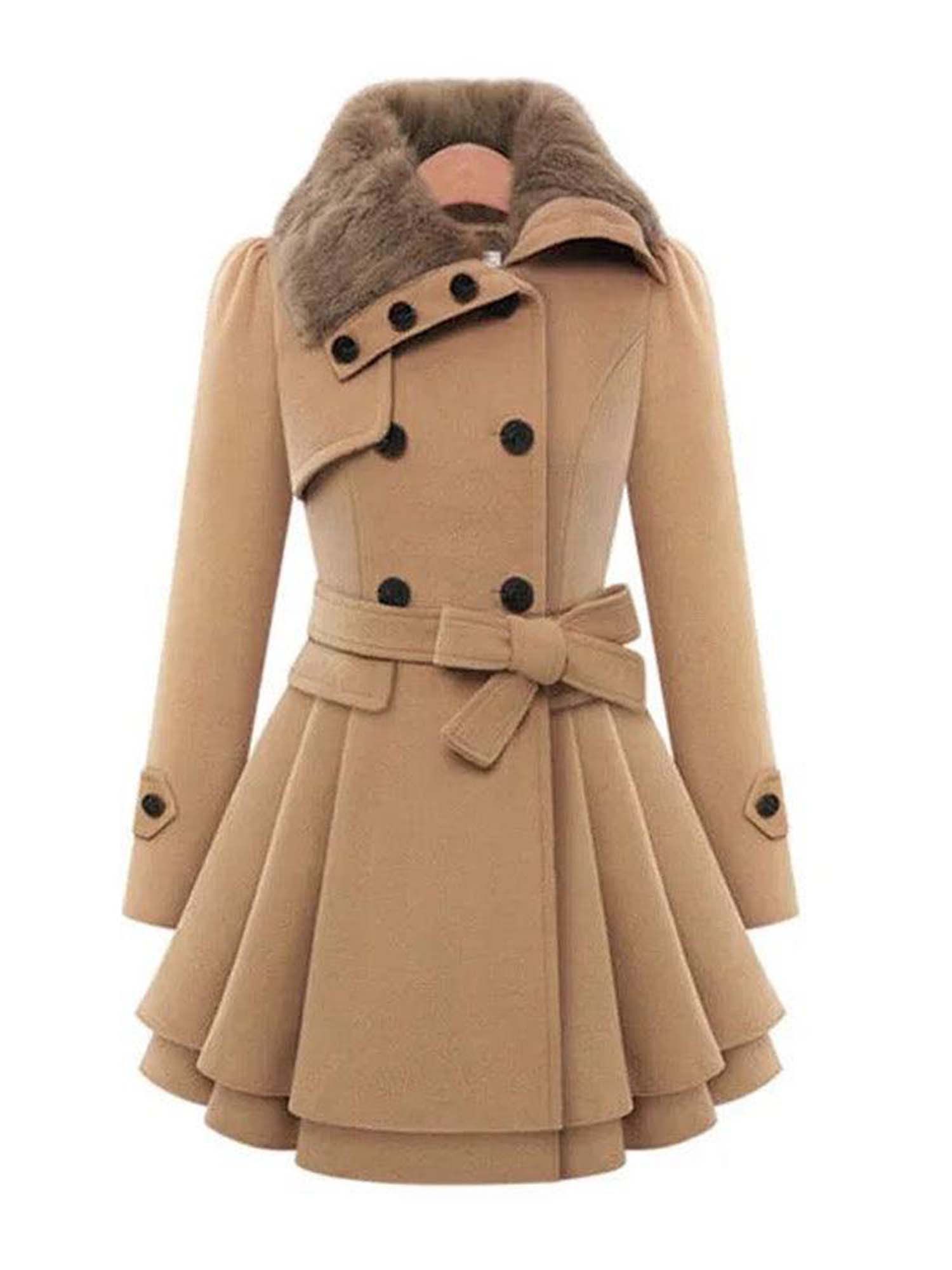 Brown Solid Full Sleeves Overcoat-picture-29