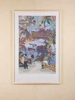 Freedom Tree - Whisper Of The Wilderness Multi-Coloured Wall Art With Acrylic Frame