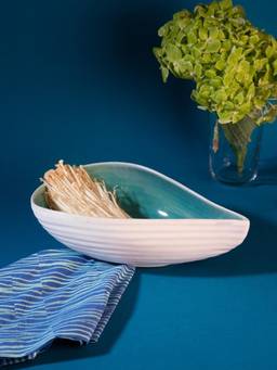 Freedom Tree - Midori Emerald Green Ceramic Salad Bowl (1000ml)