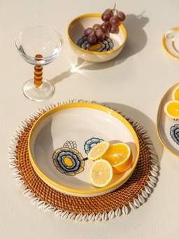 Freedom Tree - Tulukka Mustard Yellow Ceramic Salad Bowl