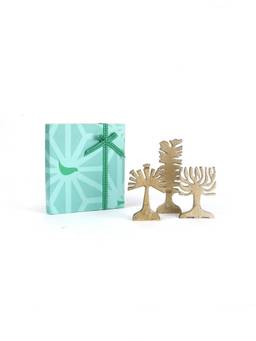 Freedom Tree - Flora Dull Gold Metal Figurines