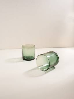 Freedom Tree - Lush Forest Green Glass Cocktail Glasses (750ml)