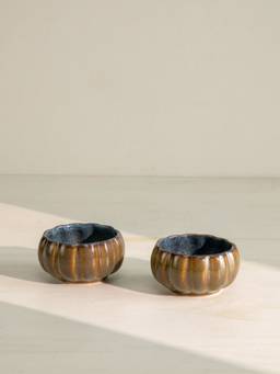 Freedom Tree - Magnolia Olive Green Ceramic Snack Bowl (250ml)