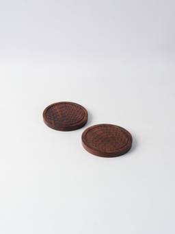 Freedom Tree - Orbit Natural Sheesham Wood Coasters