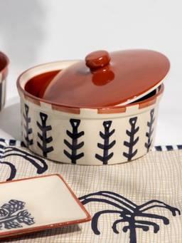 Freedom Tree - Sabar Sapphire Blue Ceramic Lidded Tureen (2000ml)