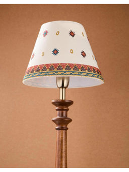 Fabindia - White Aakriti Cotton Lamp Shade