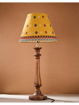 Fabindia - Yellow Aakriti Cotton Lamp Shade