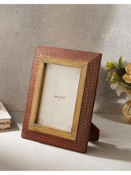 Fabindia - Brown Natural Ruhani Wooden Photo Frame