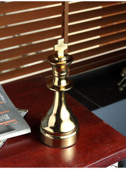 Revive Home - Gold Paper Weight King Character Figurine