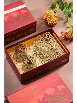 SG Home - 3 Piece Indi Gold Tree Ensemble Gift Set