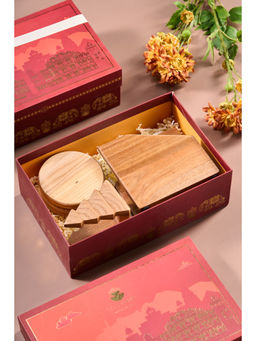 SG Home - Brown 6 Piece Indi Ridge & Ring Ensemble Gift Set