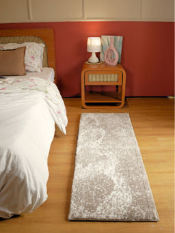 RALIA HOMES - Beige The Eclipse Bath Runner