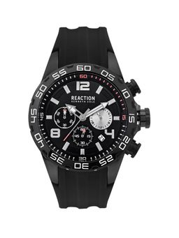 Reaction Kenneth Cole - Black Round Dial Chronograph Watch for Men-KRWGO0070902