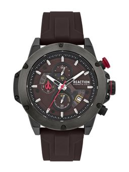 Reaction Kenneth Cole - Men Analog Brown Round Dial Watch - KRWGO0071104 (M)