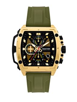 Reaction Kenneth Cole - Men Analog Multi-Color Rectangular Dial Watch - KRWGO0071204 (M)