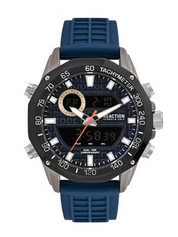 Reaction Kenneth Cole - Blue Round Dial Multi Function Watch for Men-KRWGP0070603