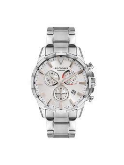 Lee Cooper - Men Multifunction Silver Round Dial Watch - LC07385.330 (M)