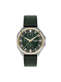Lee Cooper - Men Multifunction Green Round Dial Watch - LC07568.377 (M)