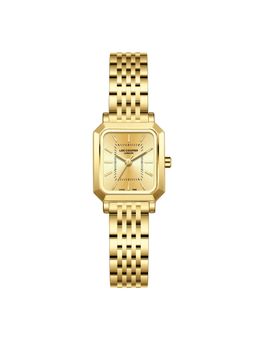 Lee Cooper - Women Analog Gold Rectangular Dial Watch - LC08203.110 (M)