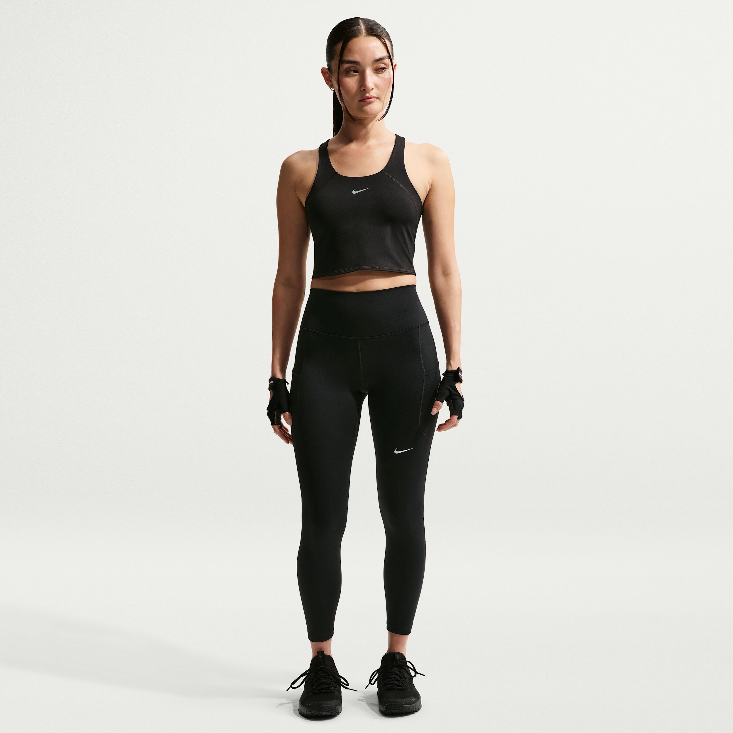 Nike One - Women's High-Waisted 7/8 Leggings with Pockets