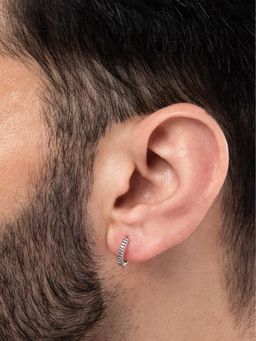 ORIONZ - Cutting Edge Hoop Earring For Men
