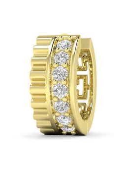 ORIONZ - Crystaline Yellow Hoop Earring