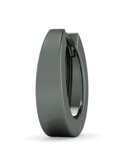 ORIONZ - Axis Edge Black Hoop Earring