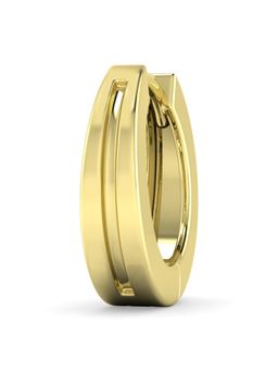 ORIONZ - Axis Groove Yellow Hoop Earring