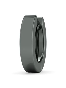 ORIONZ - Bold Edge Black Hoop Earring