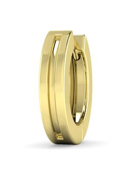 ORIONZ - Bold Groove Yellow Hoop Earring