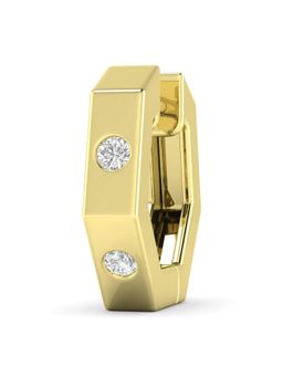 ORIONZ - Hexa Diamond Yellow Hoop Earring