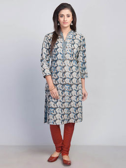 Fabindia - Cotton Mangalgiri Regular Churidar