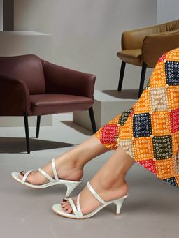 ELLE - Silver Round Toe Women Sandals