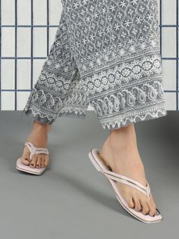 ELLE - Lavender Square Toe Party Wear Flats