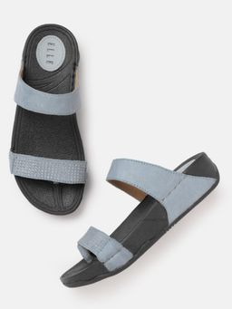 ELLE - Blue Round Toe Casual Wear Sandals