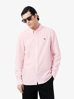 Lacoste - Pink Checks Regular Shirt