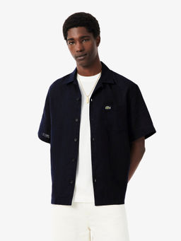 Lacoste - Blue Solid Relaxed Shirt