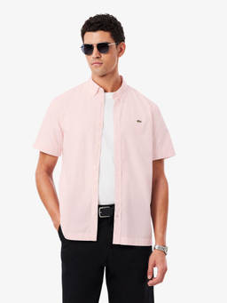 Lacoste - Pink Checks Regular Shirt