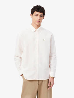 Lacoste - Pink Stripes Regular Shirt
