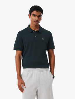 Lacoste - Green Solid Regular Polo T-Shirt