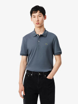 Lacoste - Grey Solid Regular Polo T-Shirt