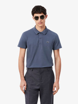 Lacoste - Grey Solid Regular Polo T-Shirt